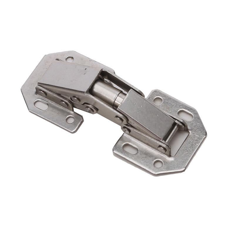 4/10pcs Cabinet Hinge 90 Degree 3/4in No-Drilling Hole Cupboard Door Hinges Soft Close With Screws Furniture Hardware