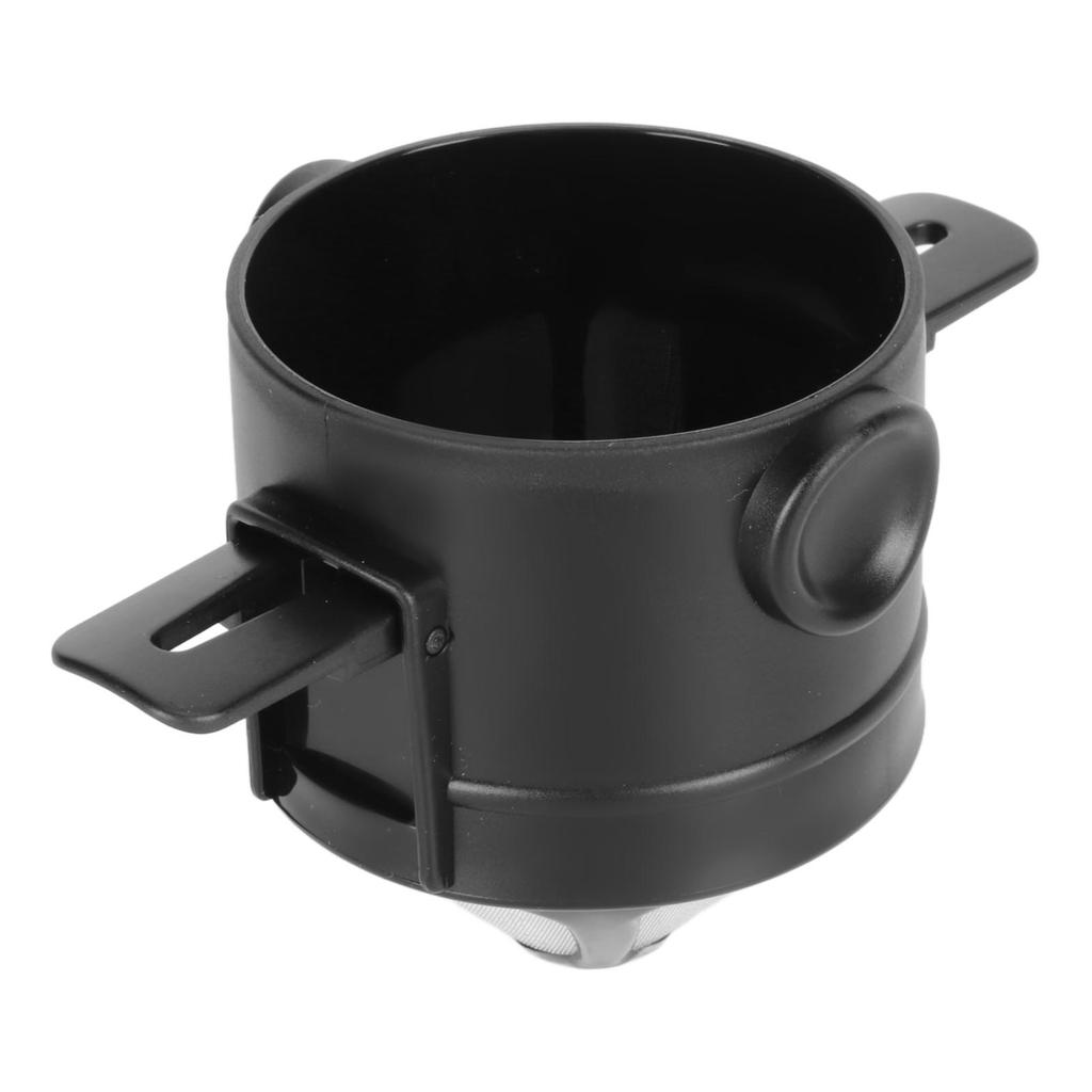 Pour Over Coffee Maker Reusable Paperless Stainless Steel Easy To Clean Coffee Filter with Foldable Handle for Travel