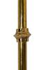 Brass Trishul with Damru for Temple | 37-Inch Damroo Trishul