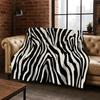 3D Colorful Zebra Stripes Leopard Print Flannel Blanket Soft Warm Blanket for Home Bedroom Office Travel Camping Picnic Gift