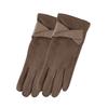 Winter Gloves for Women Suede Cold-proof and Warm Gloves for Women Plus Velvet Thickened Gloves for Men Bow Touch Screen Gloves for Women