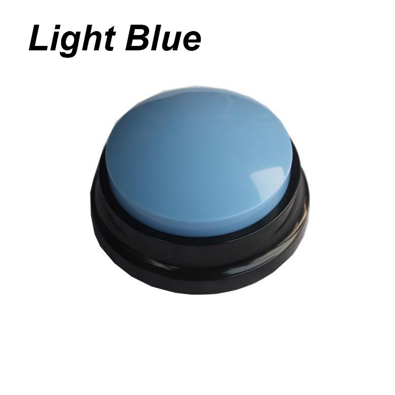 Funny Dog Recordable Pet Toys Travel Talking Starters Pet Speaking Buttons Portable Cute Pet Button Color Voice Recording Button