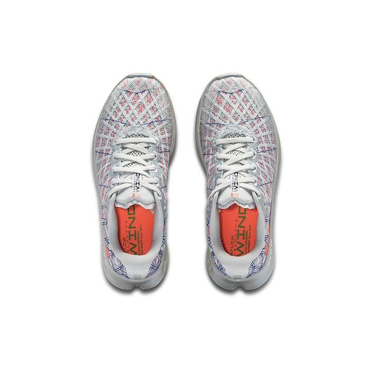 Under Armour Flow Velociti Wind Pz Round Toe Lace-Up Fabric Low-Top Training Running Shoes Women sneaker Haze-Gray 3025223-101