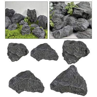 Artificial Rock Stage Prop Rock Landscaping Decor for Yard Indoor Decoration