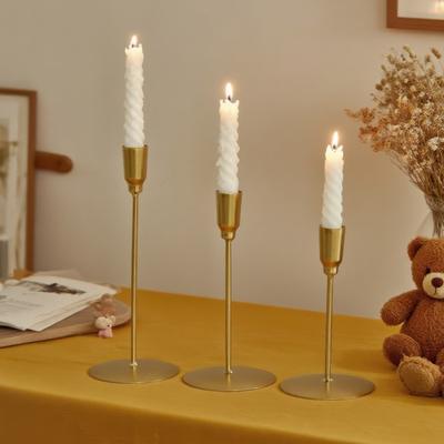 Retro Candle Holders, Candlestick Props, Table Atmosphere, Candle Ornaments, Home Candlelight Dinner Decorations