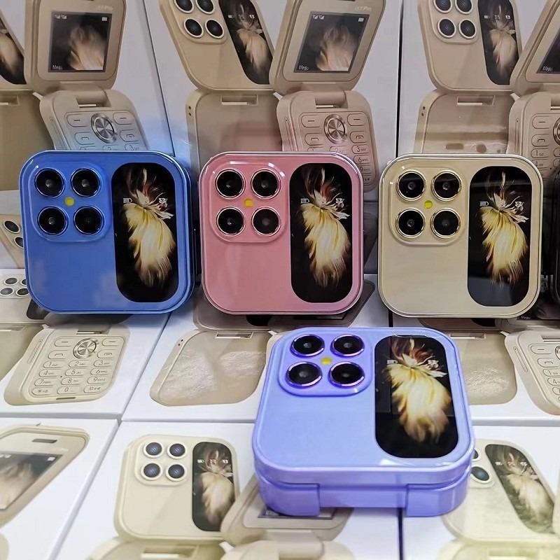 i17pro hot-selling flip phone folding dual card dual standby button mini spare machine