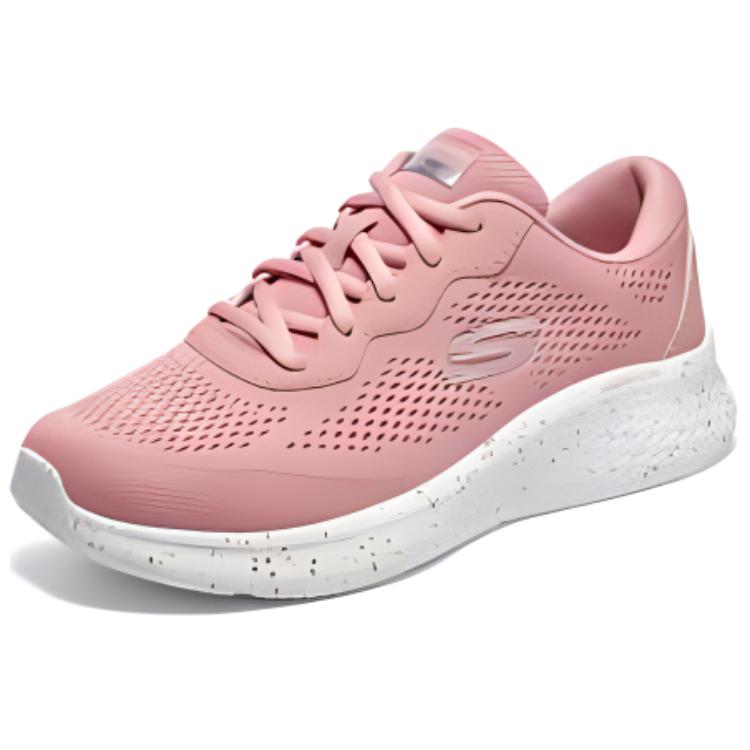Skechers Skech-Lite Pro Scarpe Sportive Casual Basse Leggere Sneakers Donna Rosa Bianco 149990-ROS