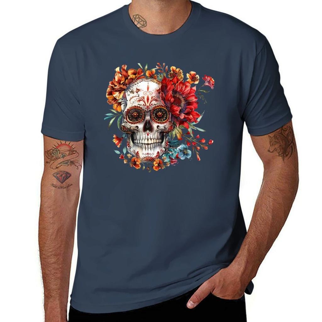 Dia De Los Muertos Tshirt T Shirt Unisex Plain Tshirt