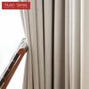 1PC 100% Blackout Curtain Simple Style Pure Color Curtains For Home Decor Bedroom Living Room Nuan Series