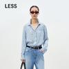 Less 2025 Spring Silk Blend Long-Sleeve Shirt