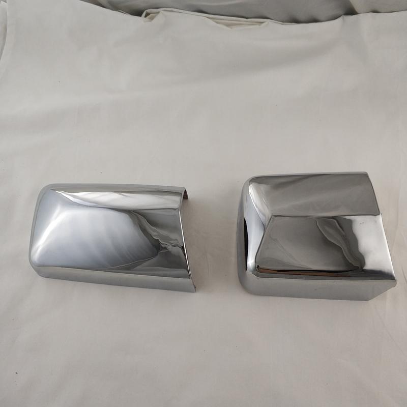 2pcs Car ABS Chrome Rearview Accessories Plated Trim For Mercedes Benz W124 1984-1996 Door Mirror Cover Left-hand Drive