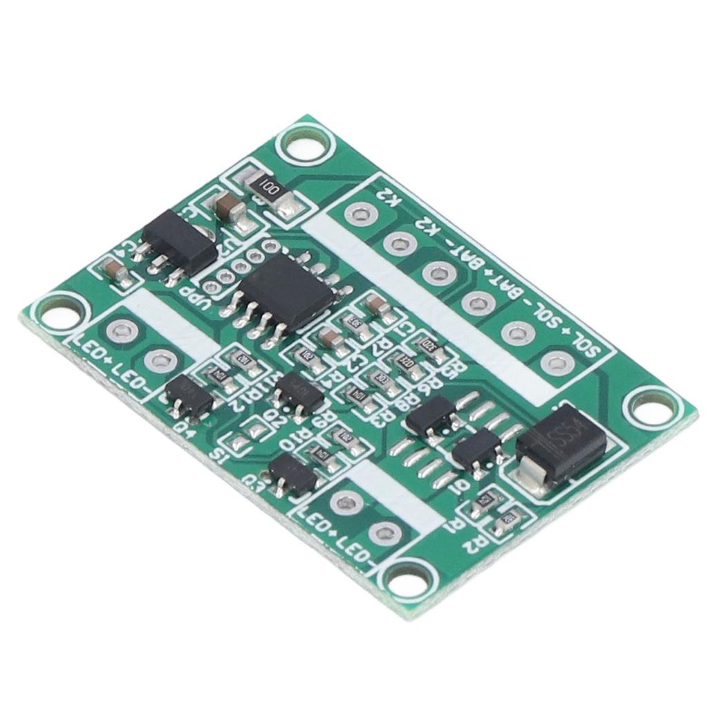 Deska řízení solární lampy na trávník 6V 12V střídavě blikající žlutá 3,7V pomalu blikající výstražné světlo