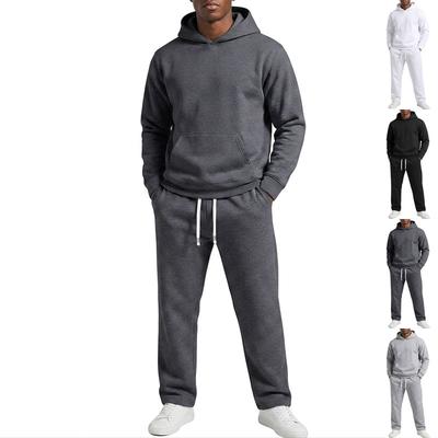Men's Loose Fit Hooded Tracksuit 2 Piece Set Athletic Jogging Suit for Running, Workout, Loungewear