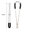 1 Pair Stainless steel Metal Nipple Clamps breast Clips BDSM restraints Adult Games toys For Couples Flirt sex Toys For