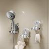 Butterfly Vacuum Suction Cup ABS Color Modern Bathroom Shower Head Holder with Adjustable Wall Mount and Easy Installation