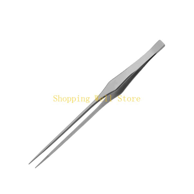 KX4B Stainless Steel Straight Tweezer for Water Plant Grass Maintenance Tool