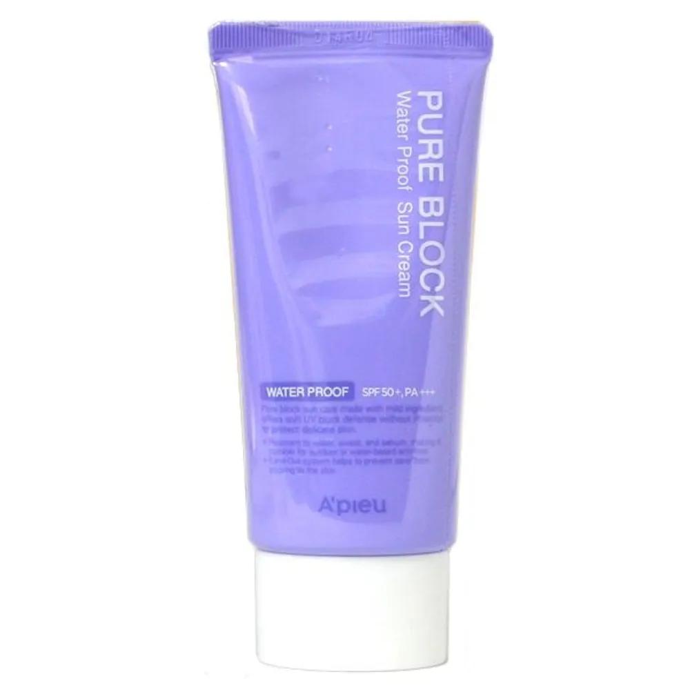 A PIEU Pure Block Natural Waterproof Sun Cream 50ml+50ml