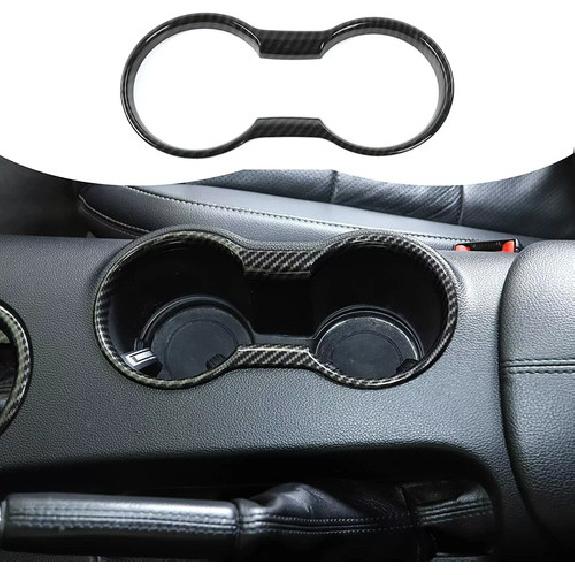 Накладка на рамку подстаканника для автомобиля для Ford Mustang 2015- Карбоновое волокно