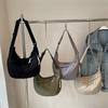 IELGY Tote Bag Fashion Dumpling Shape Diamond One-Shoulder Large-Capacity Simple Casual All-Match Messenger Bag