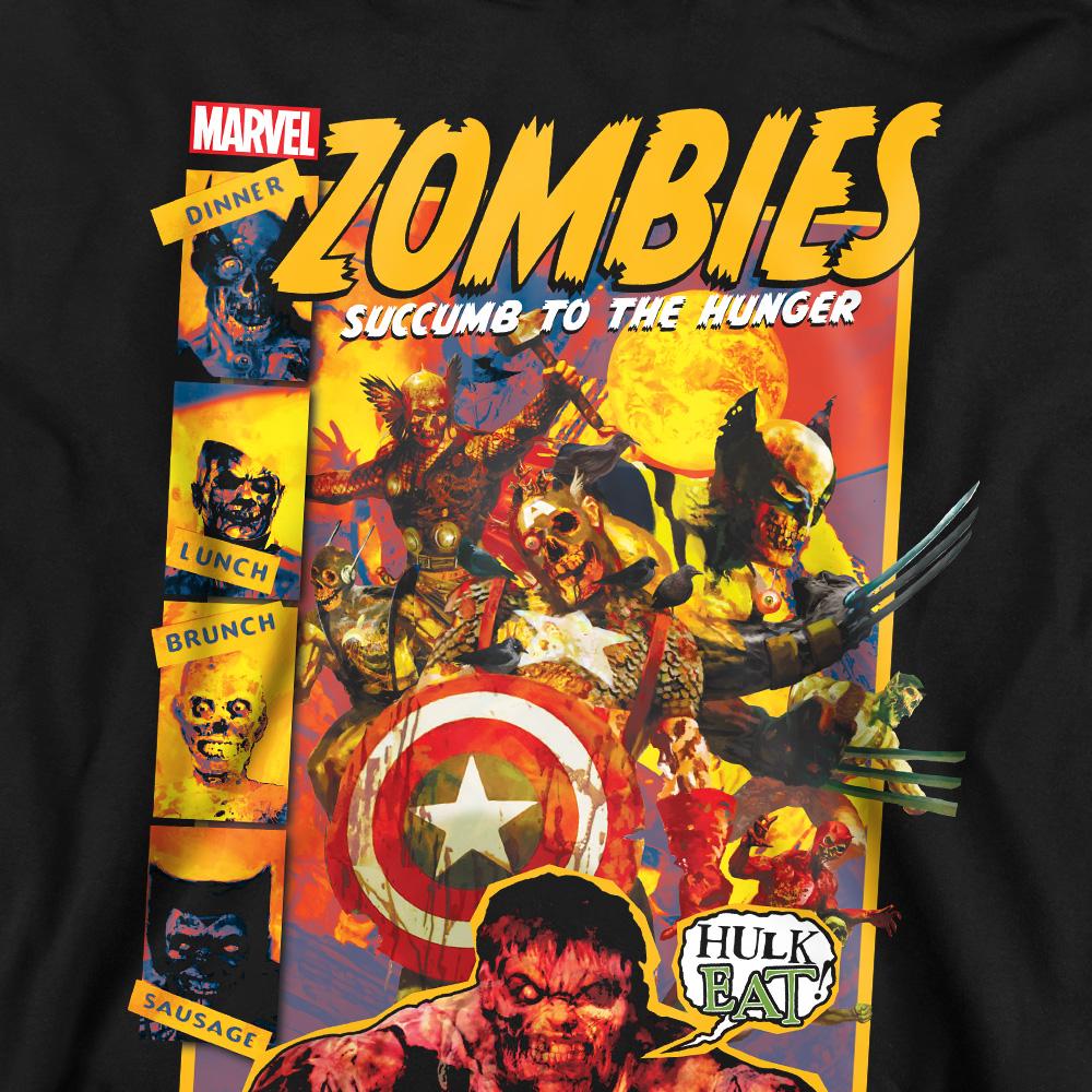 Marvel Zombies Unisex Adult The Hunger Comic Cover Sweatshirt