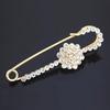 Large Rhinestone Brooch Pin for Sweaters, Coats, and Cardigans - Men's and Women's Accessory
