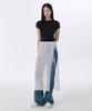 Woman Women'S Sheer Crinkle Layered Wrap Skirt_Long [White]