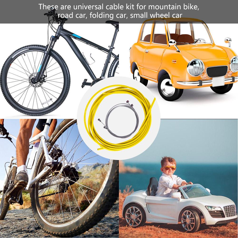 Set Carcasă Cablu Schimbător Frână Bicicletă Kituri Tub Linie Frână Accesorii Ciclism(galben)