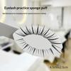 20/50Pcs Soft Sponge False Eyelash Pads Colorful Reusable Makeup Puffs Lash Map Chart Wispy Lashes For Beginner Training