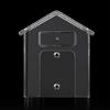 Wireless Doorbell Rain Cover Protective Box Door Bells Rings Waterproof Case Clear House Shape Doorbell Rain Cover