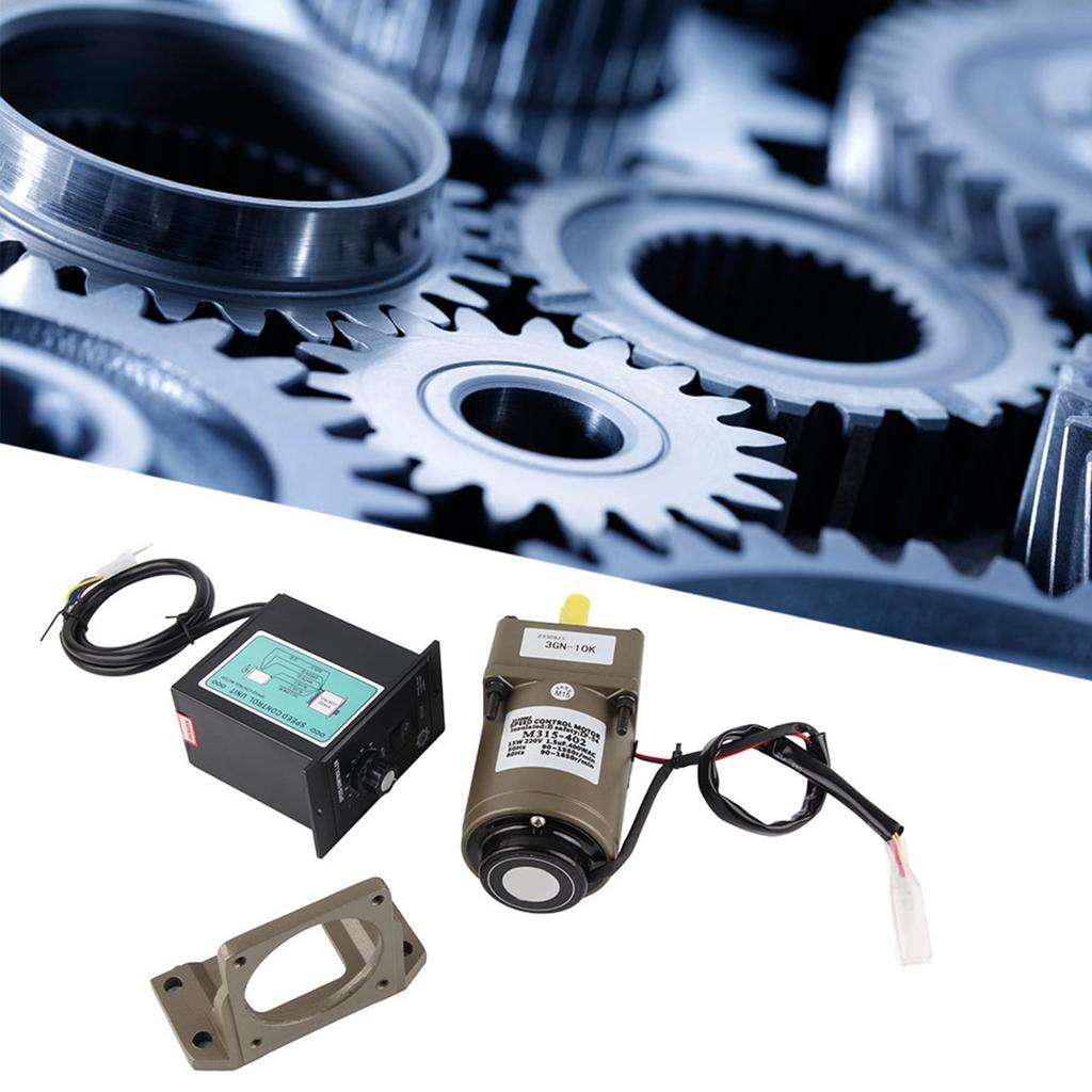 M315 402 220V 15W Reverzibilný prevodový motor s nastaviteľnou rýchlosťou s držiakom ovládača(10 tis)