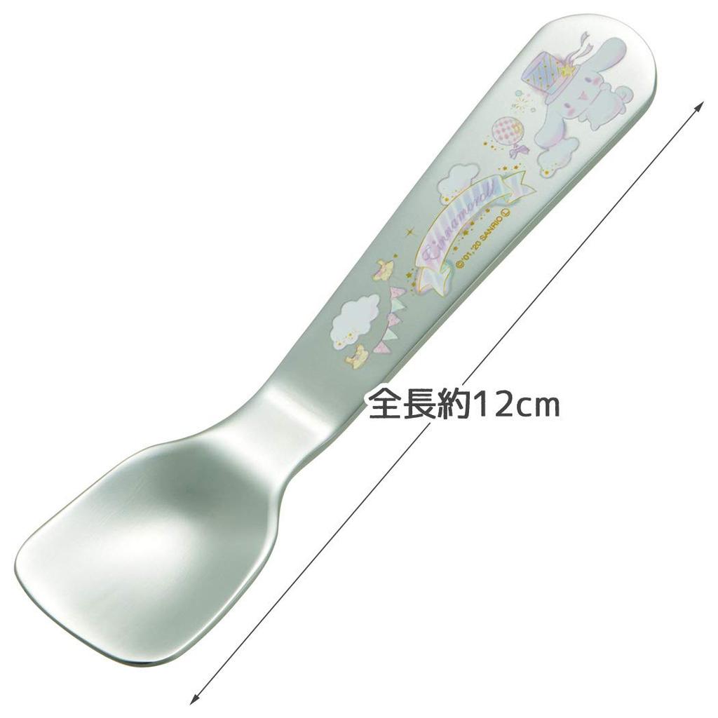 Skater Aluminum Ice Cream Sparkly Sanrio SA1 Spoon, Doraemon, Pastel,