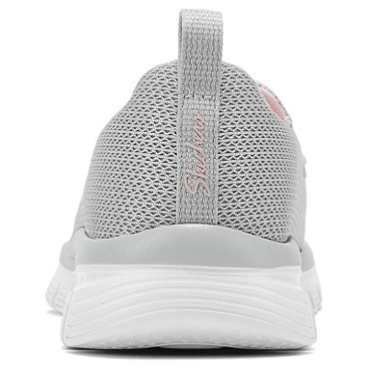 Skechers Sport Lifestyle Series Comfortable Low-Top Casual Shoes Women Sneaker Gray Pink 100842-LGPK