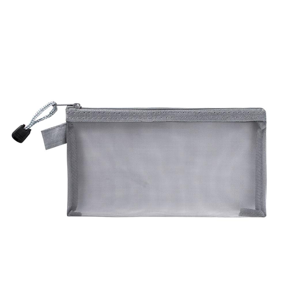 New Nylon Mesh File Bag A4 A5 A6 Transparent Pencil Case File Folders Student