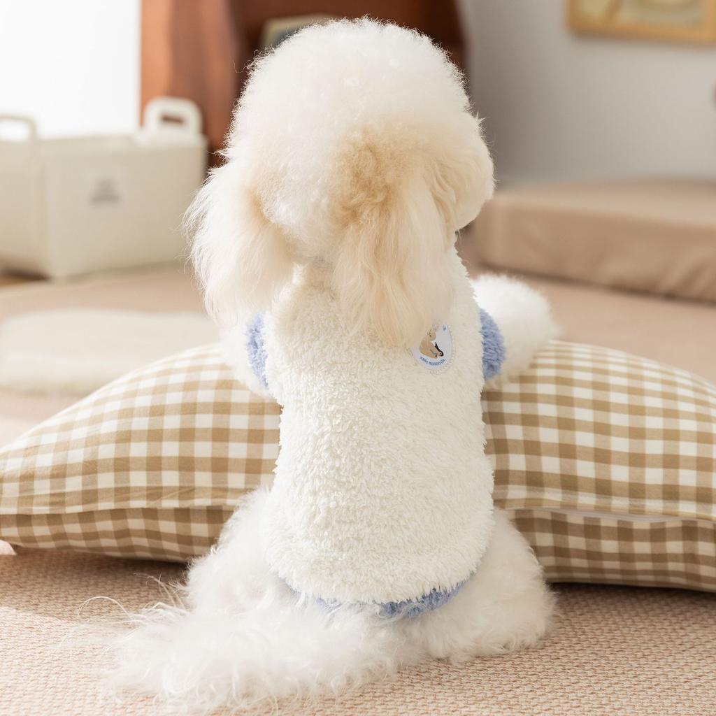 Autumn and Winter Pet Clothes Cat Puppy Dog Warm Thickened Two-legged Clothes