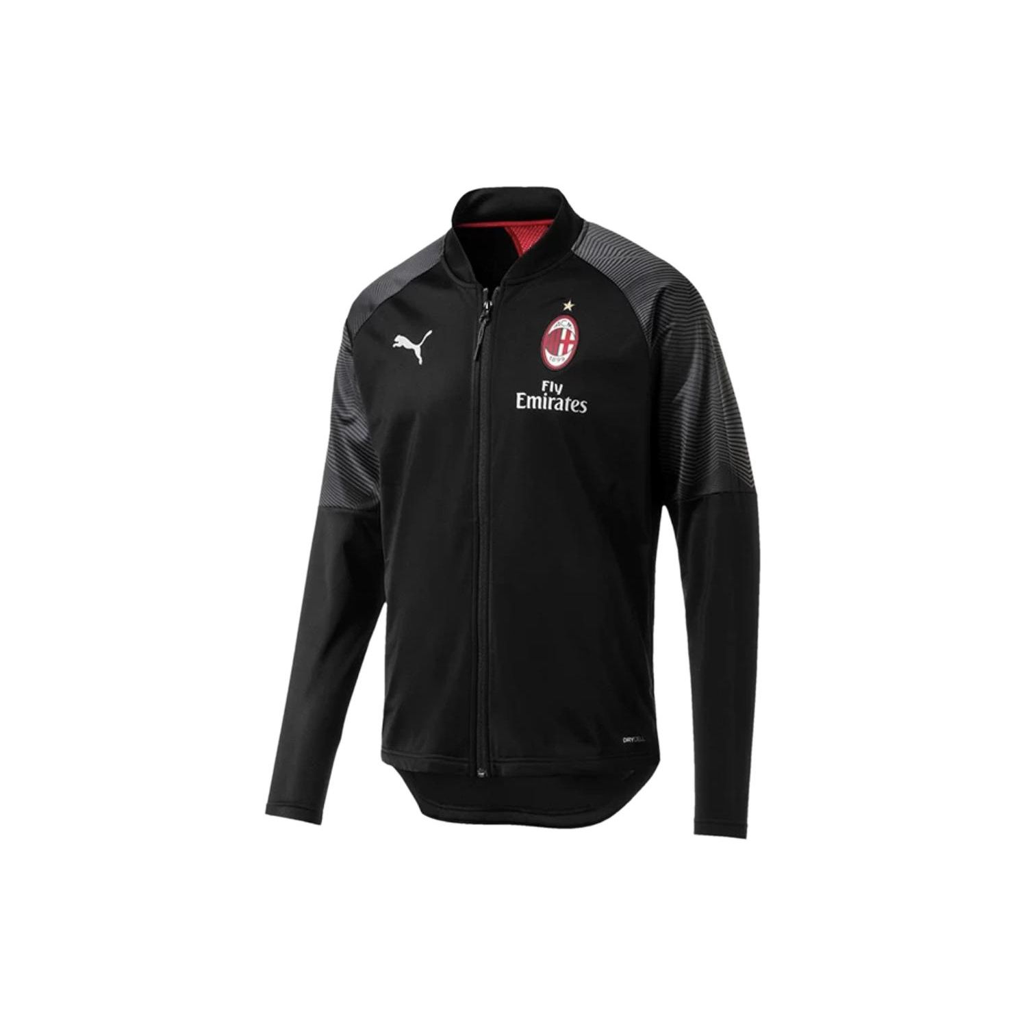 

Куртка бейсбольного воротника Puma Printed Color Block Casual Manchester City Player Jacket Unisex Jacket Black 754864-01 M