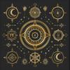 Suede Tarot Patch Tablecloth Divination Altar Cover for Rune Magic Daily Board Games