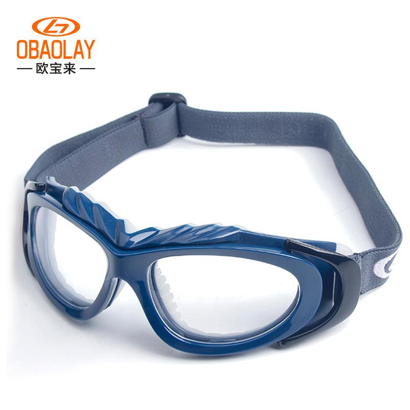 

OBAOLAY Sports dustproof and impact-resistant goggles Sports glasses for basketball and football, impact-resistant for intense sports сапфир синий