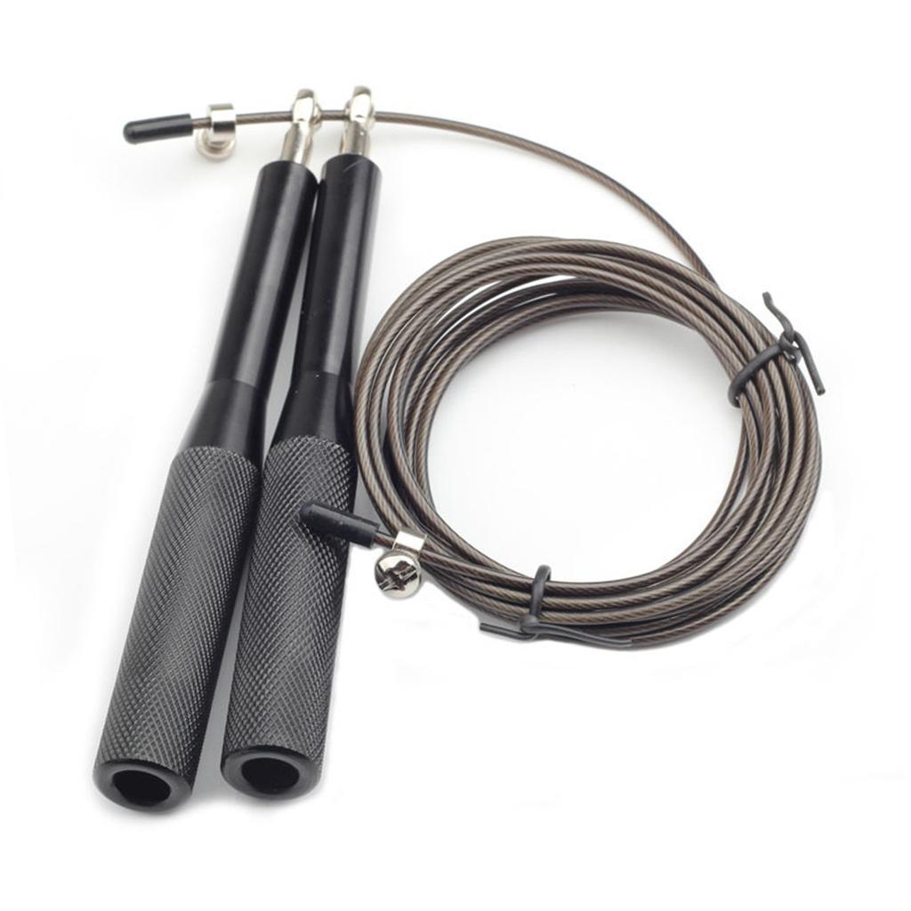 Rope Skipping Heavy Handle Metal Wire Aluminum Universal Bearing for Professional Physical Training