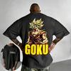 Dragon Ball Trendy Hot Items Anime Co Branded Printed Cotton Tshirt 2026 Summer New Edition Harajuku Large Loose Casual Top