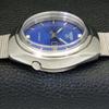 JAPAN 7009A VINTAGE SEIKO 5 AUTOMATIC MENS BLUE COLOR DIAL WATCH A701374-5