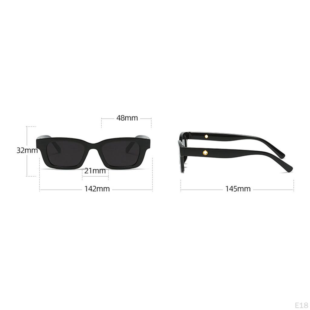Fashion Driving Glasses Outdoors Eye Sun Protect Summer Rectangle Sunglasses for Women Men
