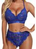 Ensemble de sous-vêtements deux pièces en dentelle sexy européenne et américaine