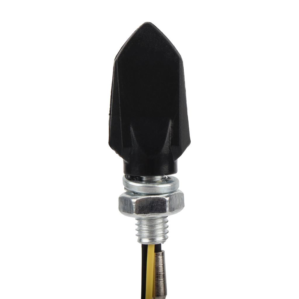 Motorcycle Mini Turn Signal Lights Lamp Supermoto Motorbike Universal LED Indicators Lights Amber Blinker Enduro Accessories