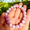 Natuurlijke Paarse Lithium Hui Armband Kristallen Armband Dames, Amethist DIY Sieraden