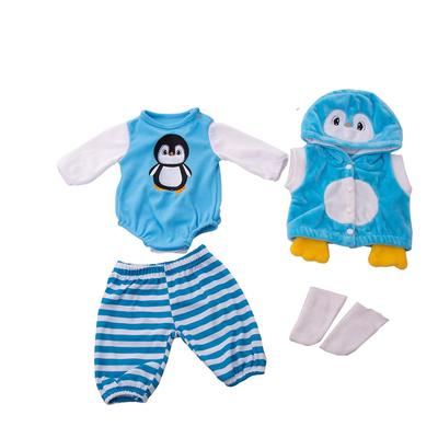 Cute Doll Clothes Fit For 48-50cm Baby Doll Bebe Reborn Toddler Doll Accessories Clothes Sets
