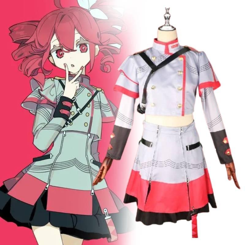 Adorable Teto Cosplay Costume For Girls In Blue And White Sweet Style For Anime Events