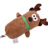 Squeaky Dog Toy For Large Dog Durable Stuffed Dog Toy Plush Dog Toy For Aggressive Chewers Cute Christmas Plush Chew Toy
