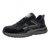 Men's Safety Shoes with Steel Toe Cap, Anti-smash, Anti-puncture, Wear-resistant, Rubber Sole for Labor Protection.