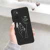 Phone Case For Xiaomi Redmi Note 11 9 10 Pro Max 5G 8T 9T 9s 7 8A 9C 7a 9A 8 Abstract Line Drawing Kiss Body Face Art Soft Cover