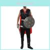 Fantasia de Guerreiro Espartano Masculina para Adultos para Halloween Cosplay Perfeita Para Apresentação de Palco